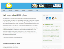 Tablet Screenshot of joomla.reefphilippines.com
